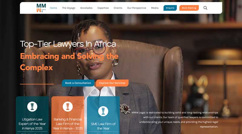 Sample Web Design Projects in Kenya Digital 4 Africa law firm web development top web design company in kenya and africa for law firm websites