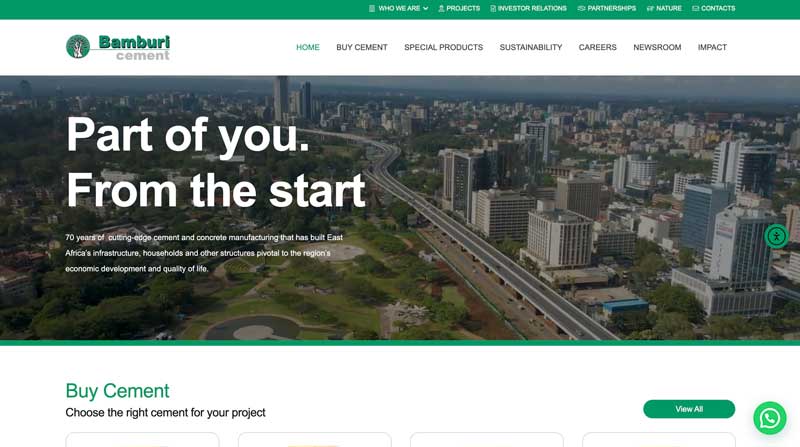 Sample Web Design Projects in Kenya best web design company in kenya east africa for manufacturing company websites