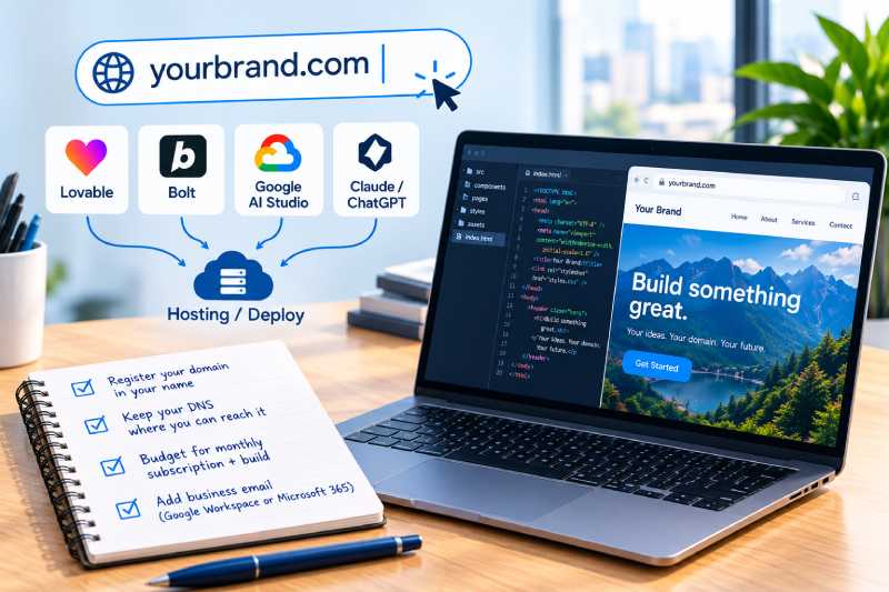 The tool you build with will change. Your domain should not