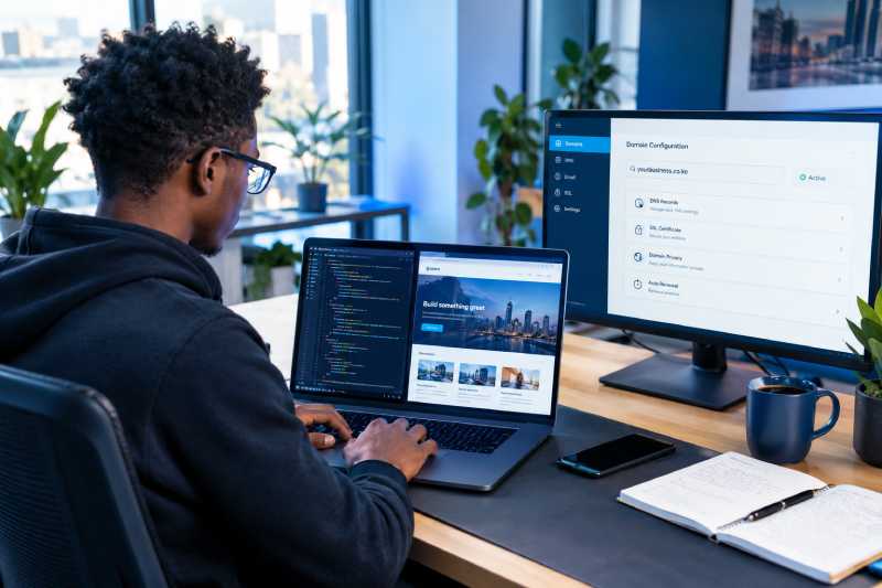 Digital 4 Africa - Buying a Domain for Vibe Coded Websites