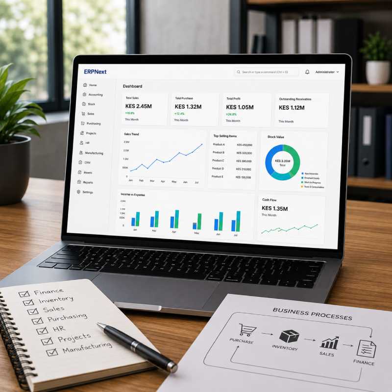 Digital 4 Africa ERP Systems Solutions in Kenya for Growing Businesses