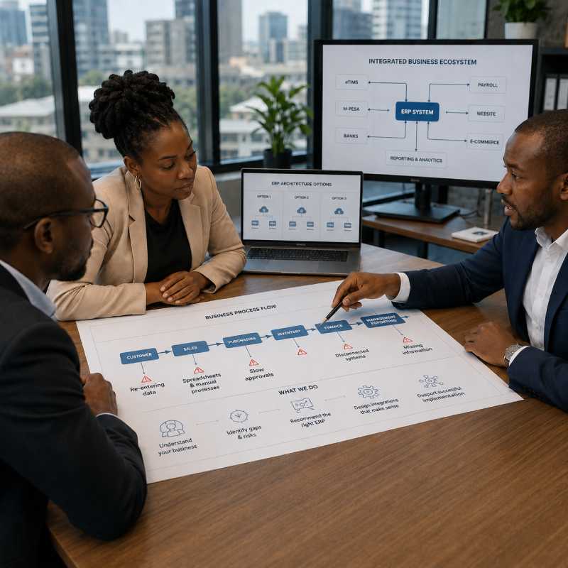 Let Digital 4 Africa Put Your Business on the Right ERP