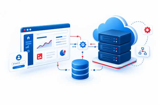 Cloud Web App Architecture Flow